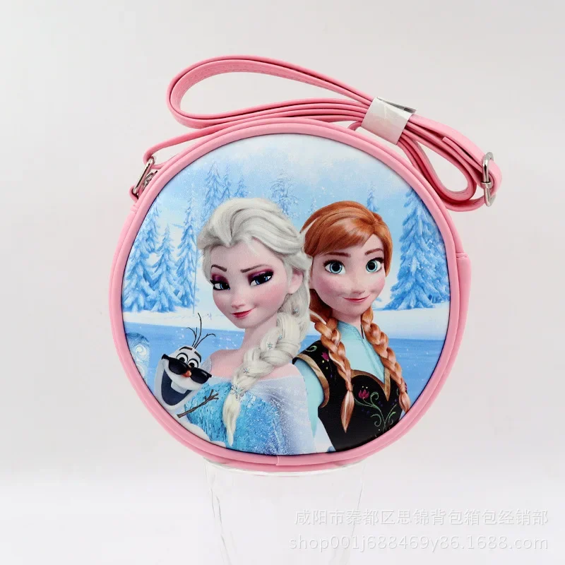 Детская мини-сумка из искусственной кожи с рисунком принцессы Диснея модная