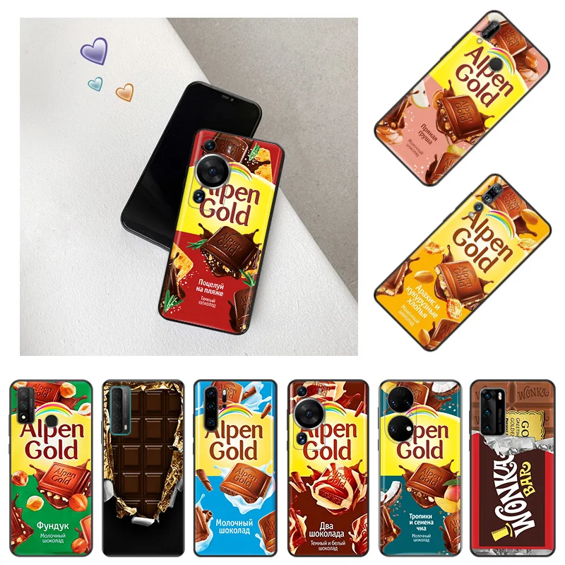 For Huawei P60 P50 P40 P30 P20 PSmart Wonka Chocolate Alpen 