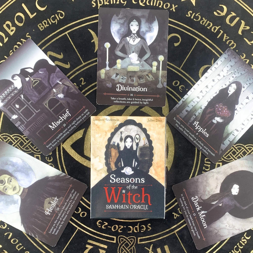 Сезоны ведьмы карты с изображением ораклов чакра товары для - Цена: 321.46