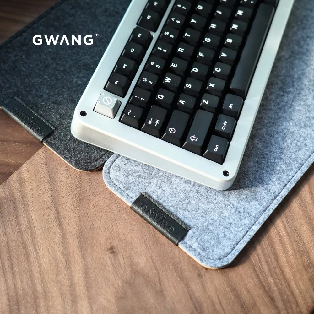 Фото Акустический вибропоглощающий коврик GWANG из пробкового войлока для механических клавиатур (60%, 75%, 80% раскладка), настраиваемый №3