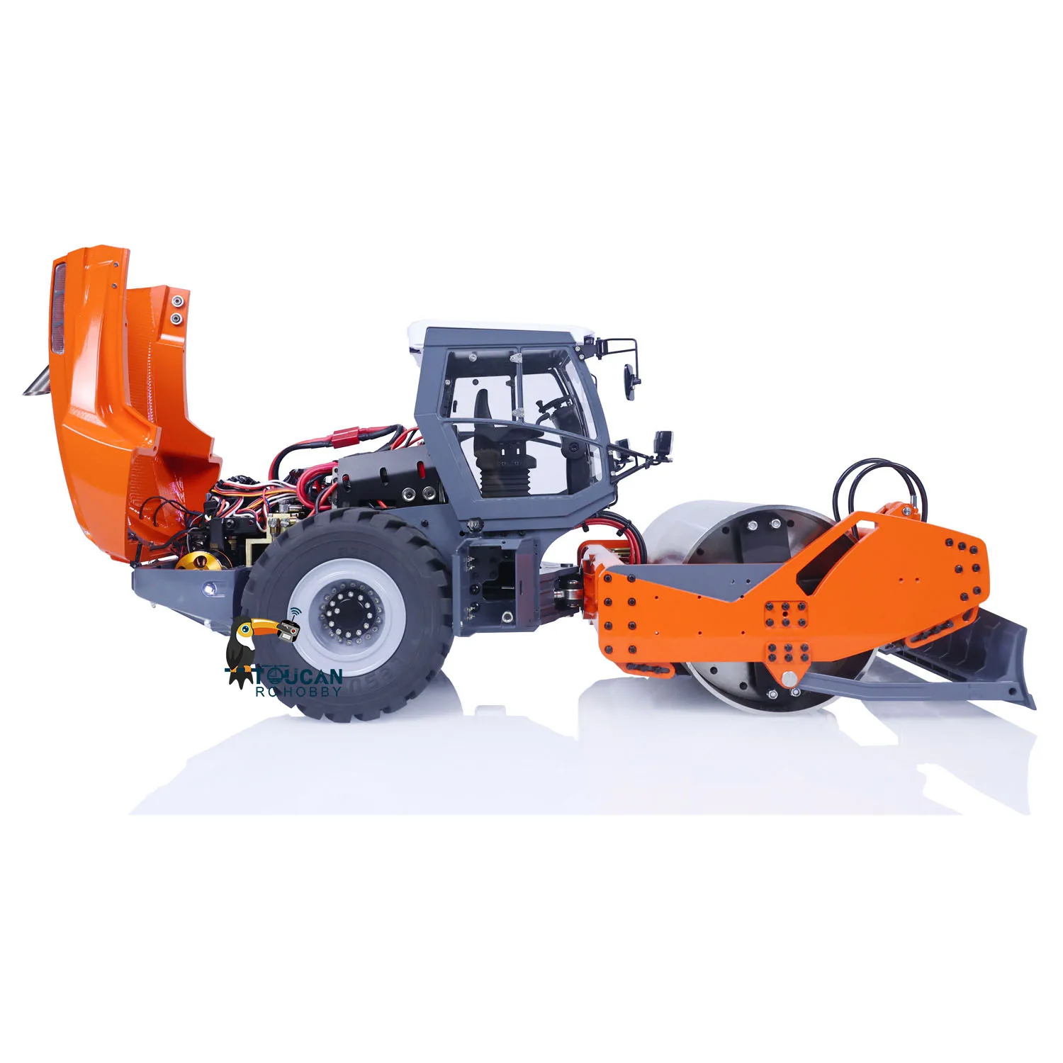 LESU 1/14 Aoue-H13i металлический RC гидравлический дорожный ролик RTR в сборе с