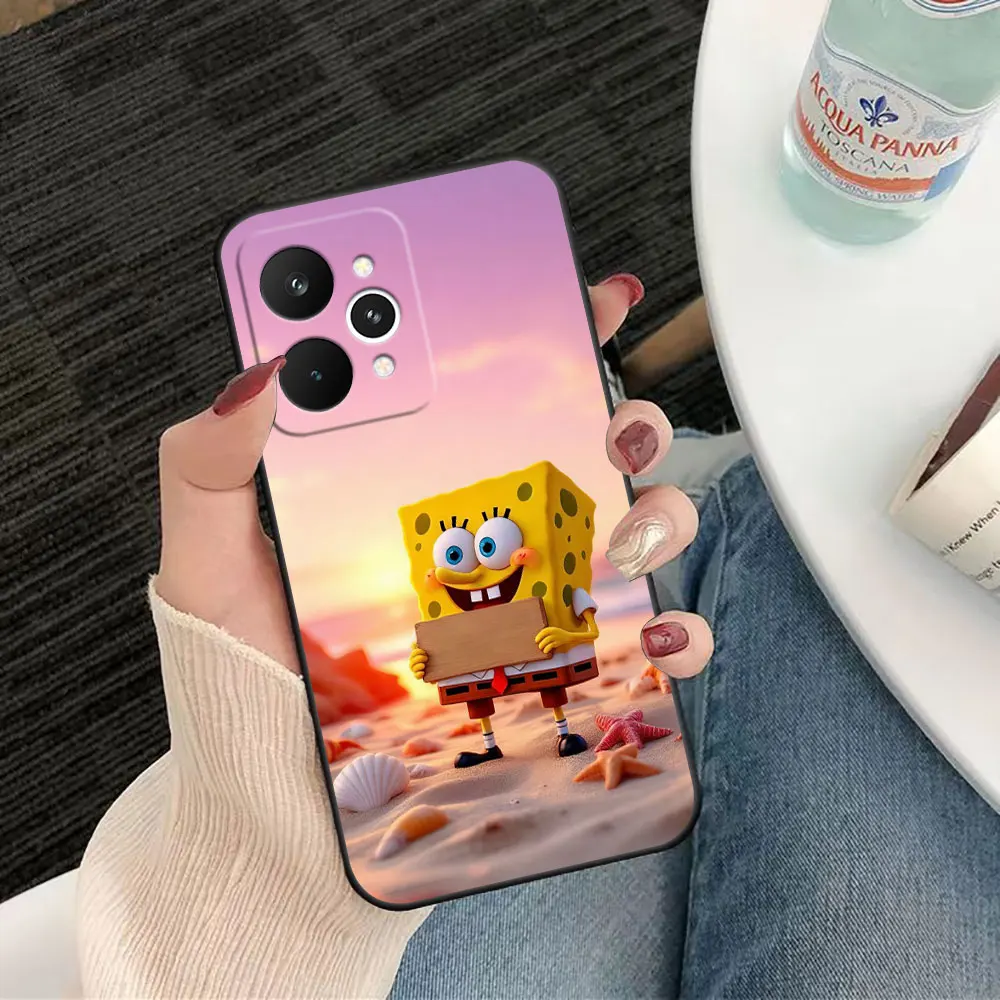 Фото Чехол для телефона Realme 16 15 15T 14 13 12 11 10 9 9I 8 8I 7 7I PRO PLUS, чехол-накладка S-SpongeBob P-Patrick Star №3