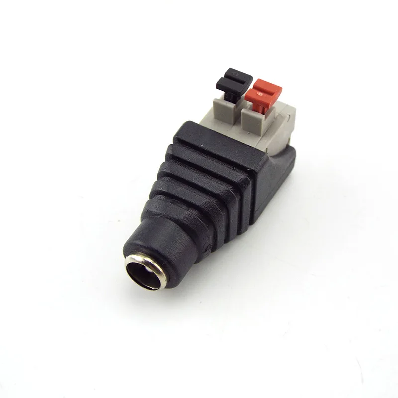 

5,5x2,1 мм DC RCA Мужской Женский Разъем пайки Мощность адаптер Jack 3528 5050 прокладки СИД светильник Разъем 5,5 мм для светодиодные ленты CCTV