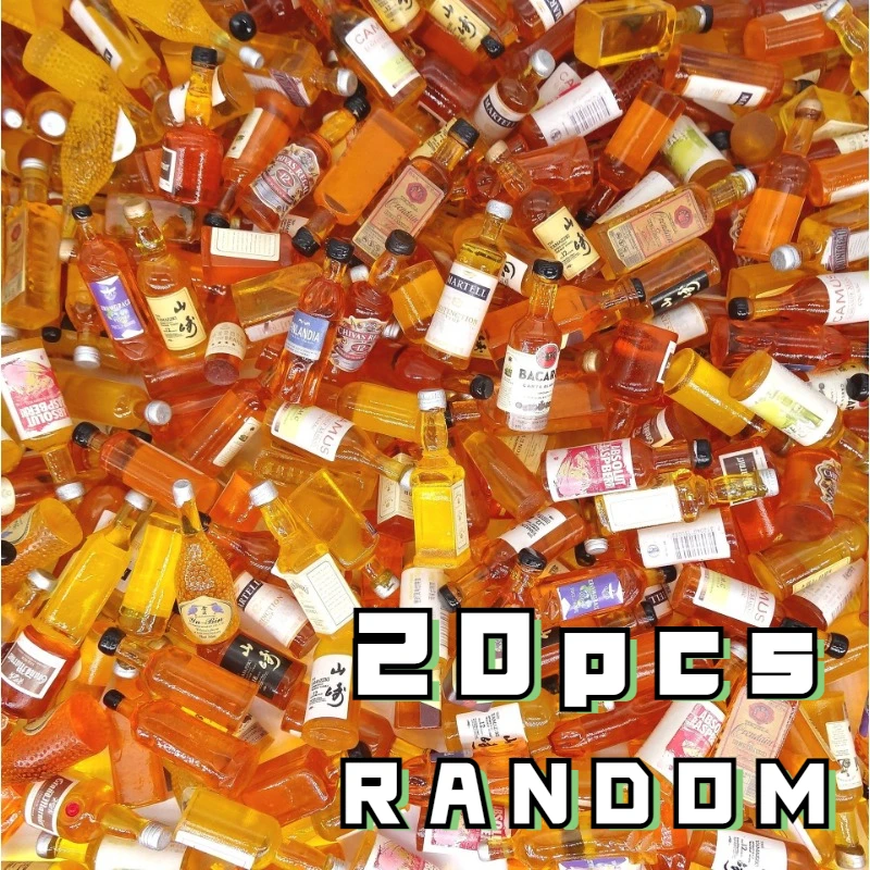 20 шт. светящаяся полимерная бутылка для вина