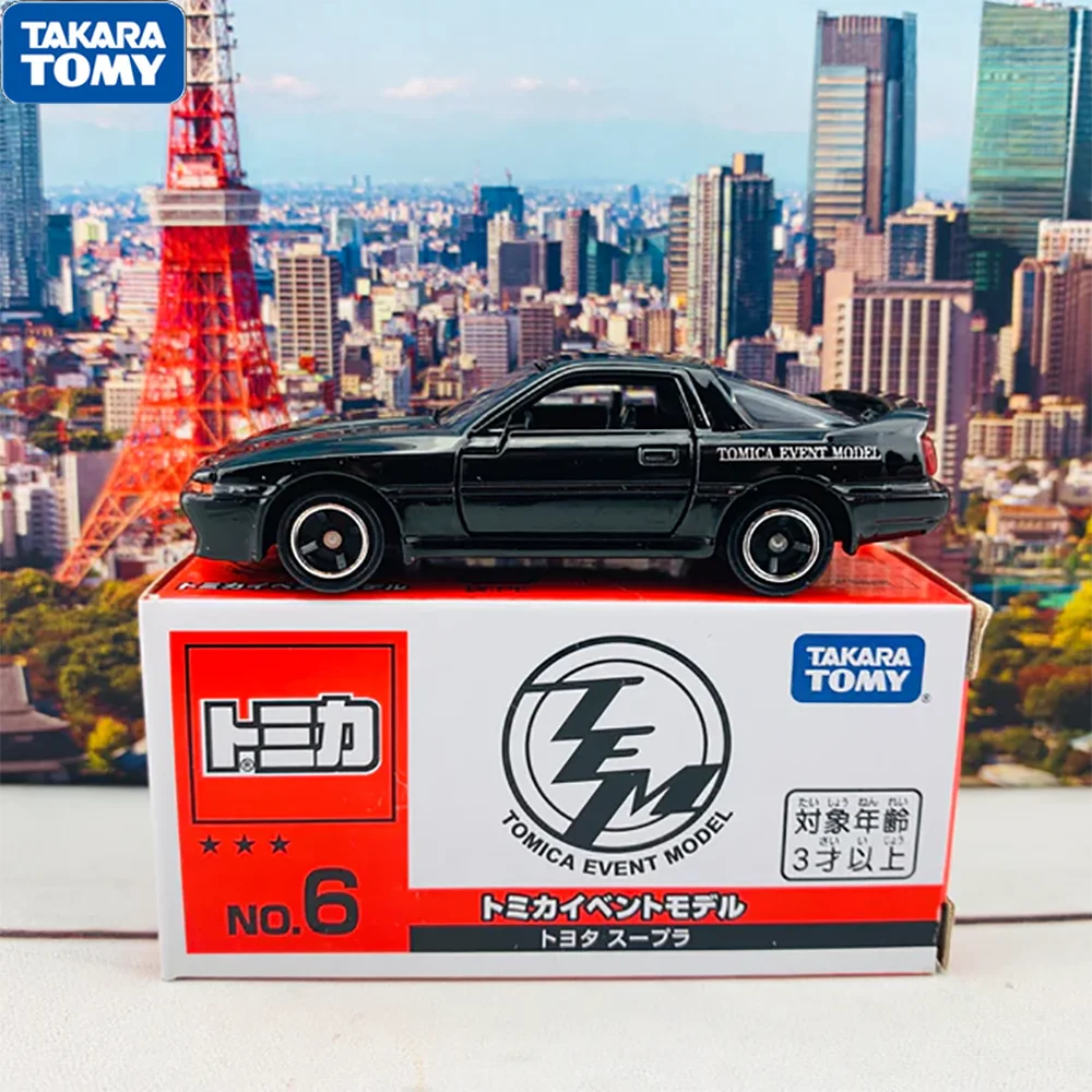 

Custom Tomica Event Model No. 6 Toyota Supra [A70] Solid Black，Limited Vehicle Model