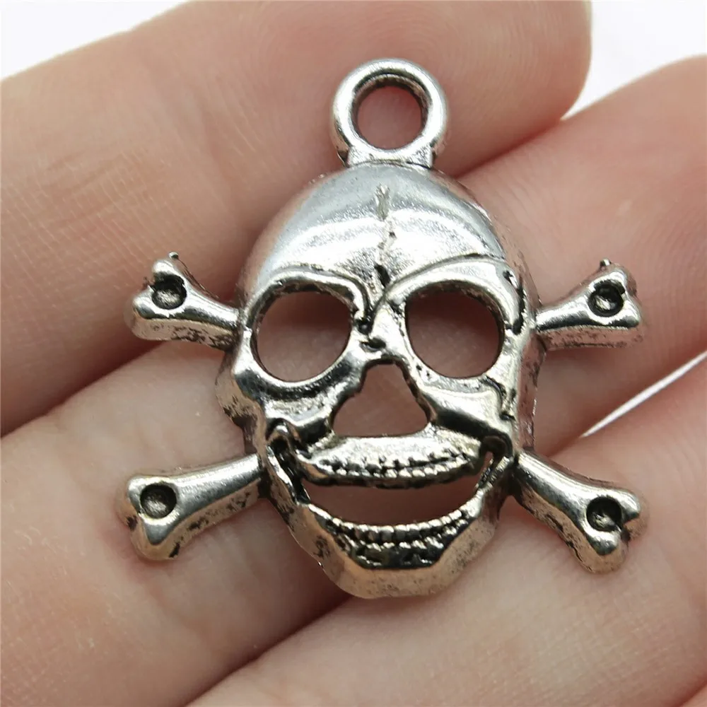 WYSIWYG 5 шт. 32x31 мм, античное посеребренное искусственное украшение, фурнитура для рукоделия