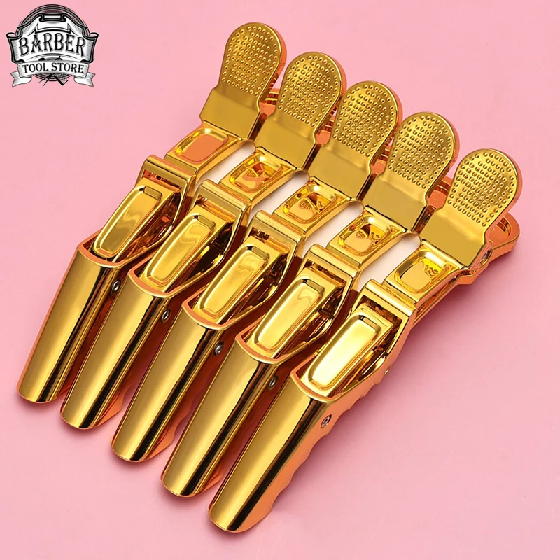 

5 Alligator Clips Thick Hair Styling Premium Blonde Hair Clips Hairdresser Fixing Styling Hair Clips Professional Women's Hair B