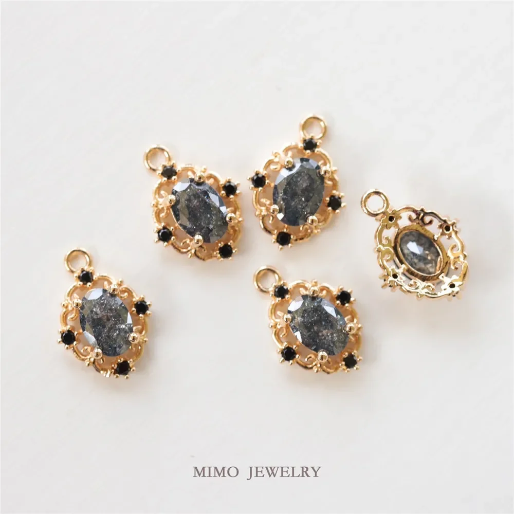 Сохраняющий цвет медное покрытие из настоящего золота ледяной цветок циркон