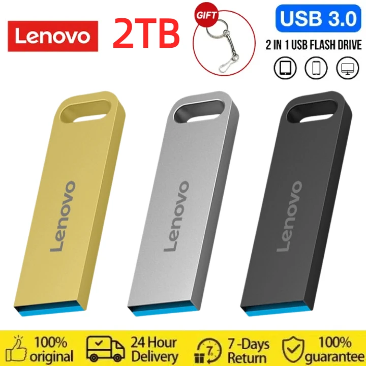 Lenovo металлический водонепроницаемый флеш-накопитель 3 0 Гб 512 ГБ 256