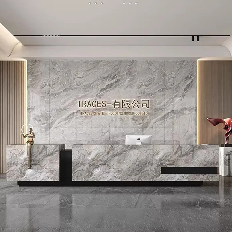 Роскошный офисный счетчик красоты Fisktion Роскошная мебель Современный приемный