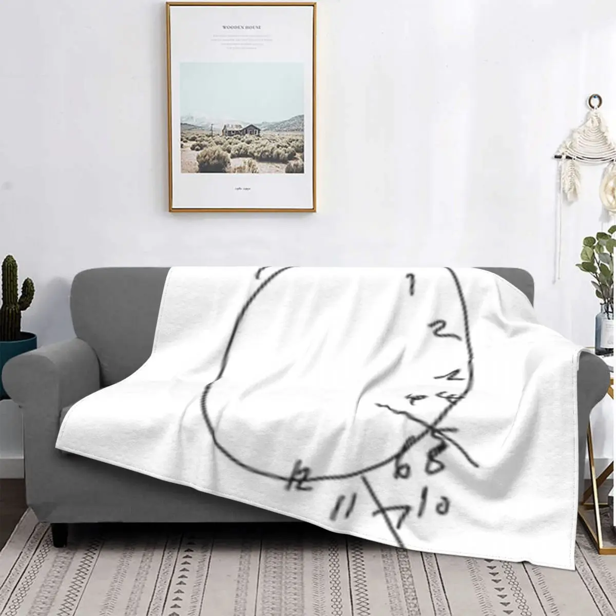 

Will's Design-colcha a cuadros para cama, manta Kawaii de algodón y lino, 150