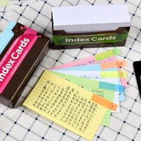 1 set great eco friendly lightweight study index cards miniature colorful index cards supplies for students note cards
