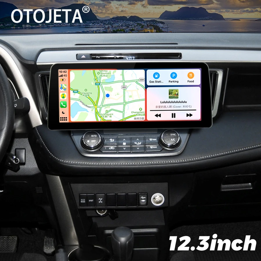 

Автомобильный видеопроигрыватель с экраном 12,3 дюйма 1920*720, Android 13, радио, стерео для Toyota RAV4 2013-2016, GPS, мультимедиа, Carplay, головное устройство, 128 ГБ