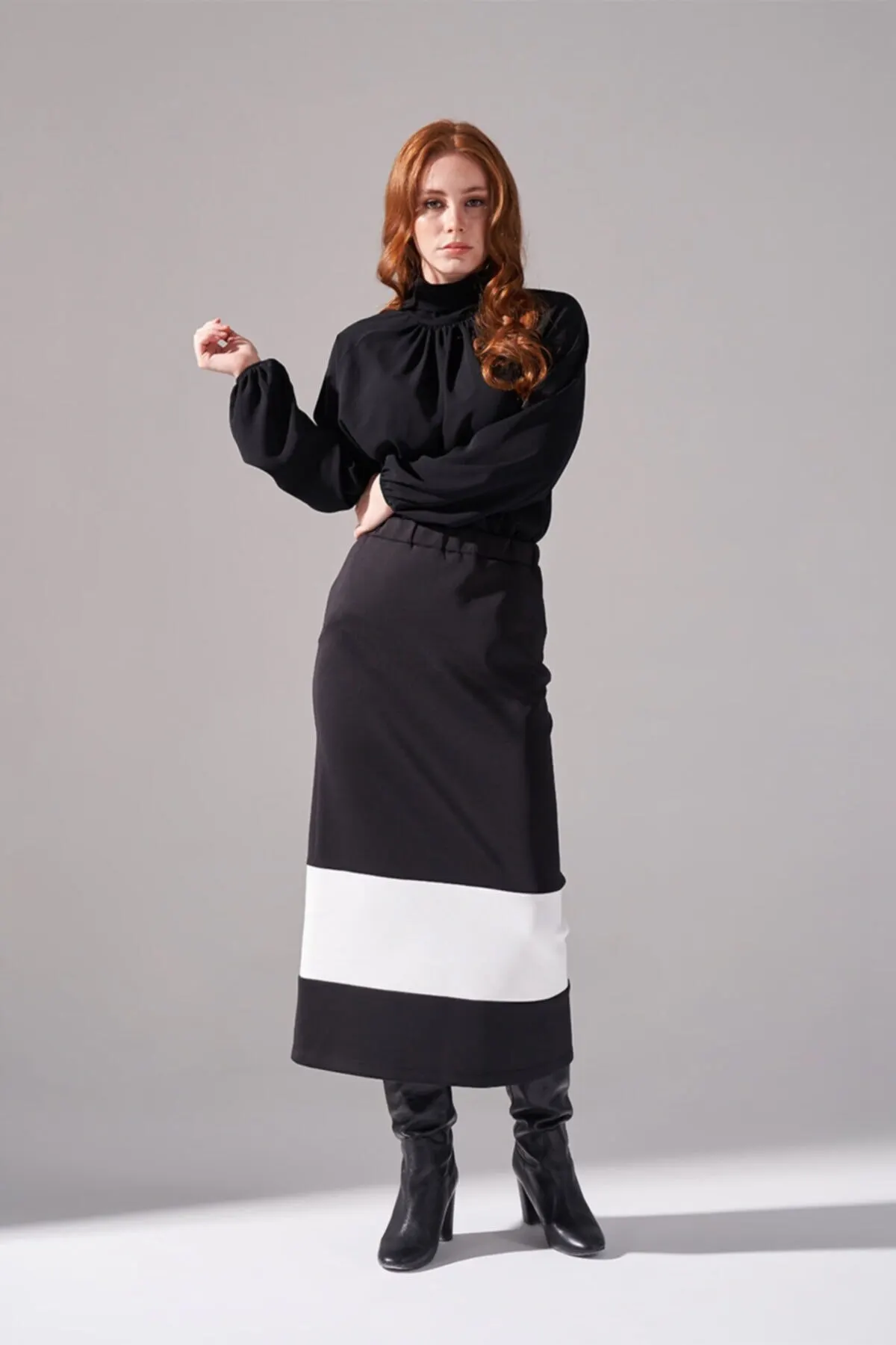 

Women's Skirt Block Color Elastic Waist Black Skirt Summer Cute Style Empire Slim Folds Above Knee Sexy Mini Skirts