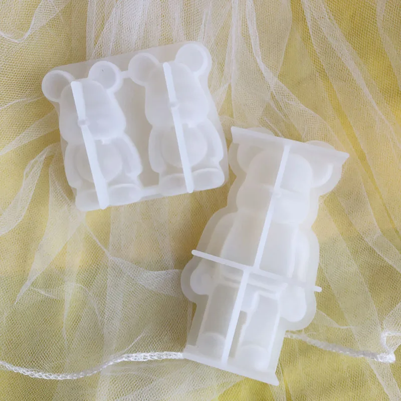 

Bear Resin Mold Crystal Epoxy Mold Decoration For DIY Silicone Mold Jewelry Making Tool