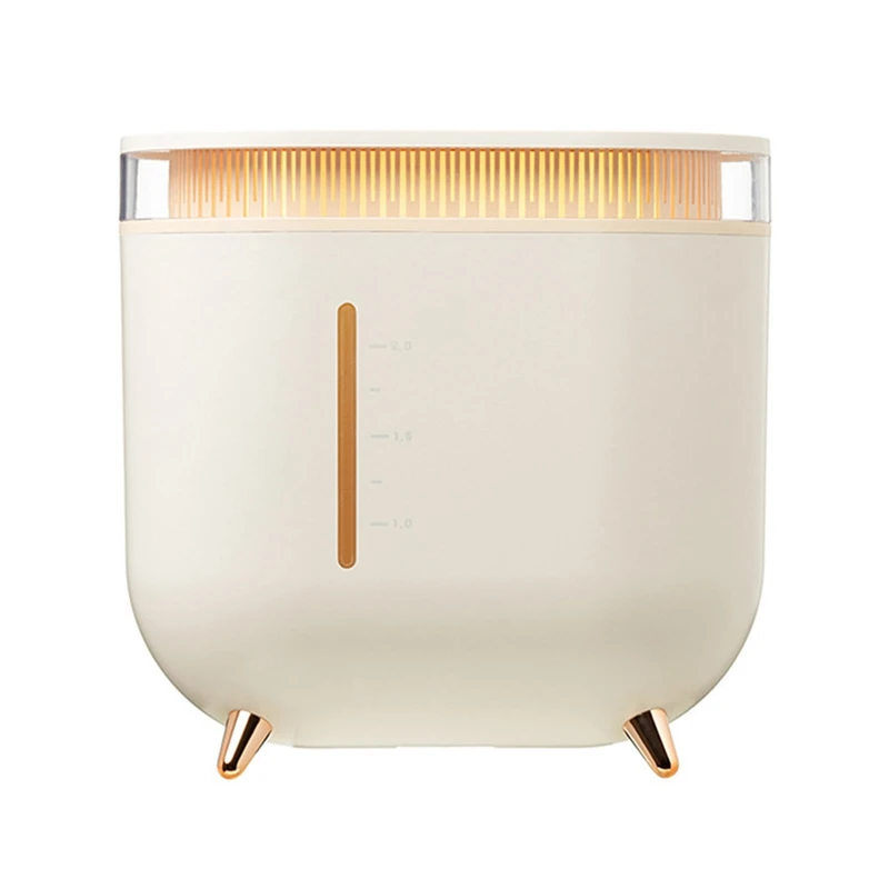 

2000Ml Double Nozzle Air Humidifier Diffuser With Coloful LED Cool Mist Maker Fogger For Home Office