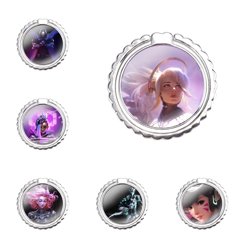 Вращающийся держатель для пальца в виде кольца телефона |