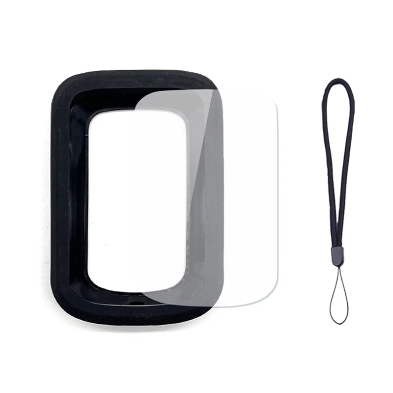Bike Silicone Protective Cover for IGPSPORT BSC200 Case of GPS Bicycle Computer Protection with Screen Film Black