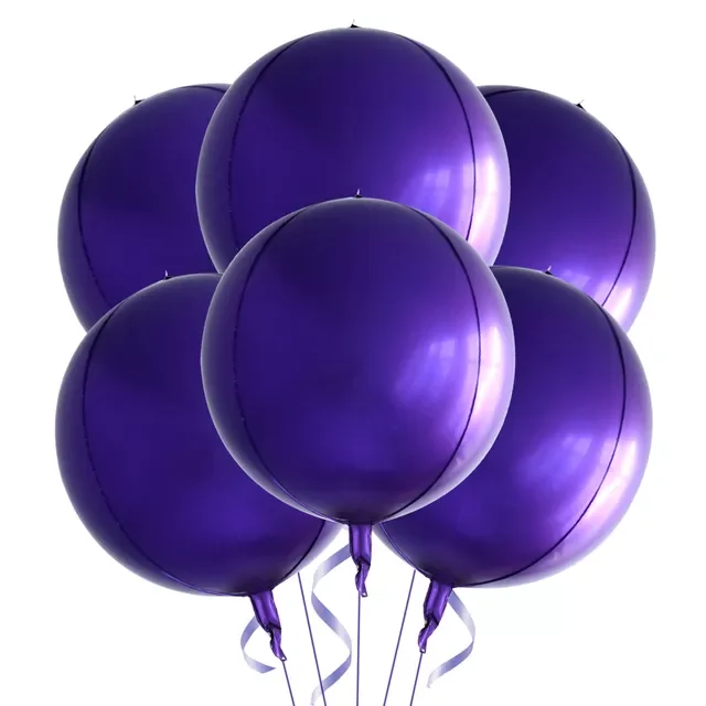 

New Ballon Party HOT 22 Inchs Rose Gold Big 4D Balloons 360 Degree Round Metallic Rose Gold Balloons Birthday Baby Shower Wedd