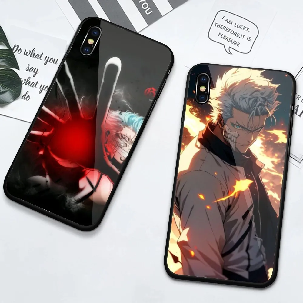 Чехол для мобильного телефона отбеливатель Grimmjow iPhone 15 14 13 12 11 XS X 8 7 6 Plus Mini Pro Max SE 2022