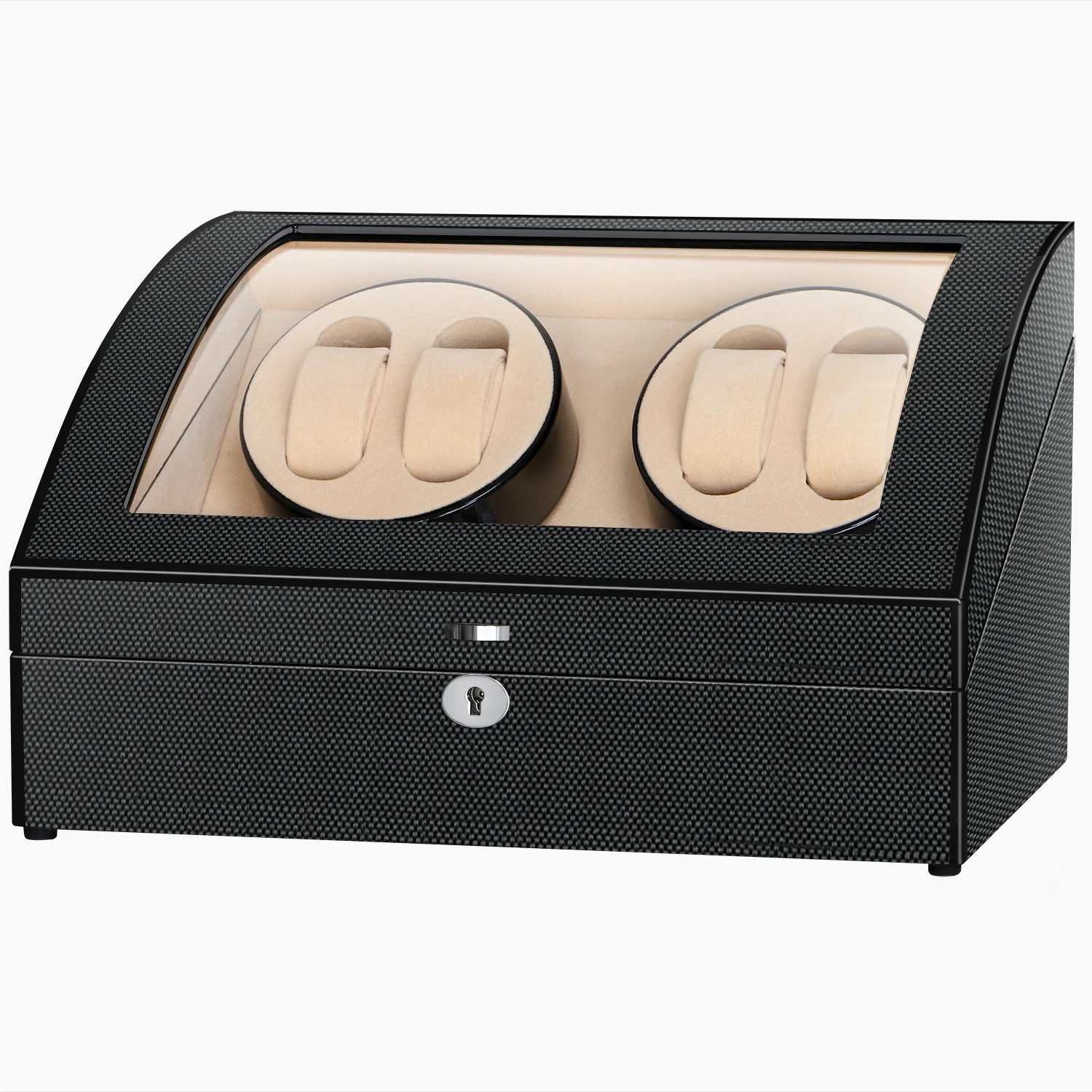 Коробка для хранения намотки часов 4 автоматические часы + 6 витринных чехлов