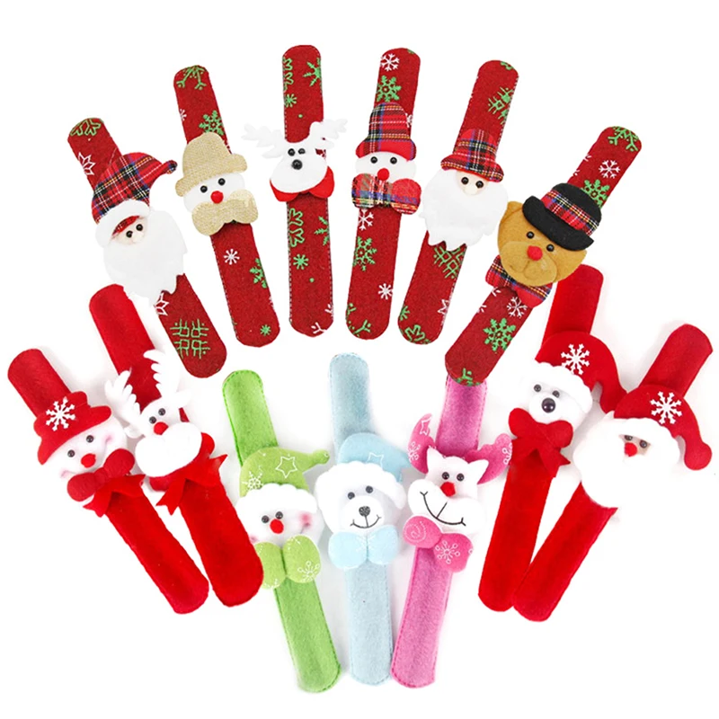 

Christmas Clap Circle Toys hand ring ornaments Christmas Pop circles Christmas Decorations For Home Child Gifts