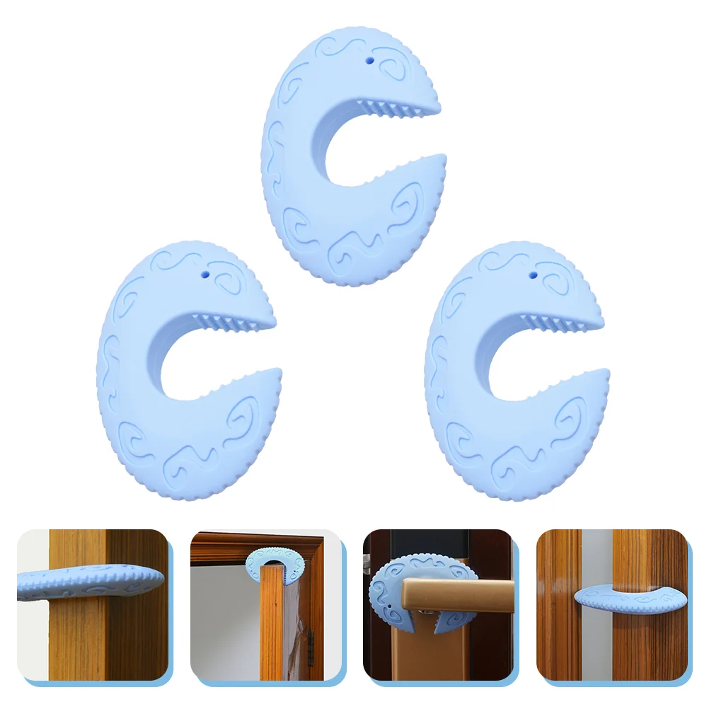 

3pcs Silicone Door Stopper Child Safety Door Stopper Anti-pinch Guard Door Stops