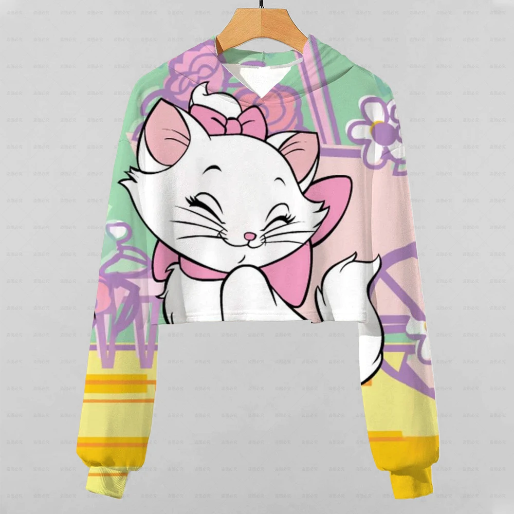 

Короткая Осенняя хлопковая толстовка с длинным рукавом для девочек 8-14 лет