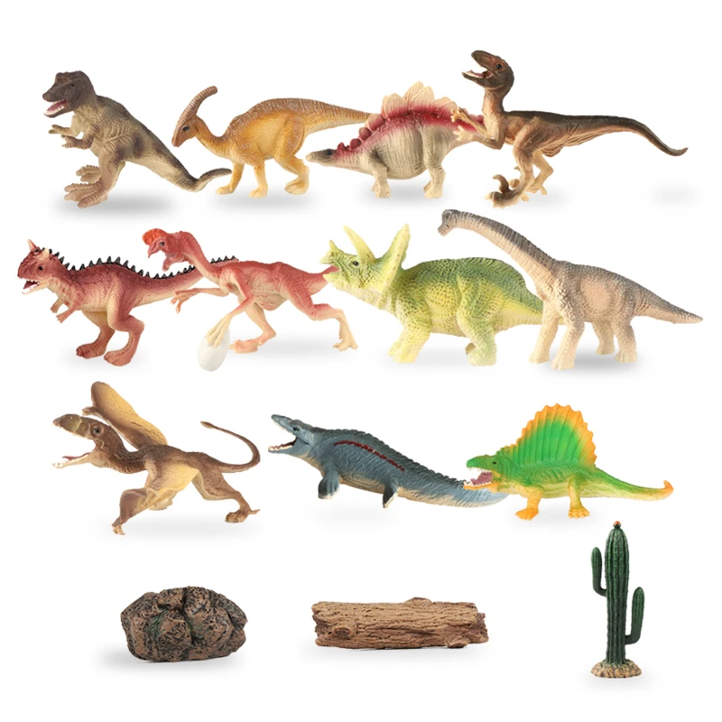 

Dinosaur Toys Figures Simulation Mini Dino Action Model Jurassic Scene Funny World Tyrannosaurus Rex Triceratops Brachiosaurus