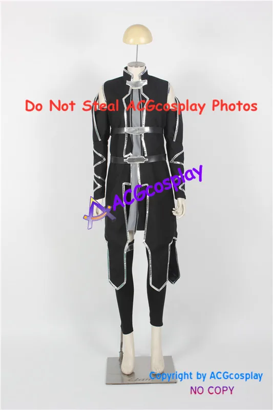 Фото Костюм для косплея Асуны Юки из Sword Art Online, черная версия, acgcosplay Garment №1
