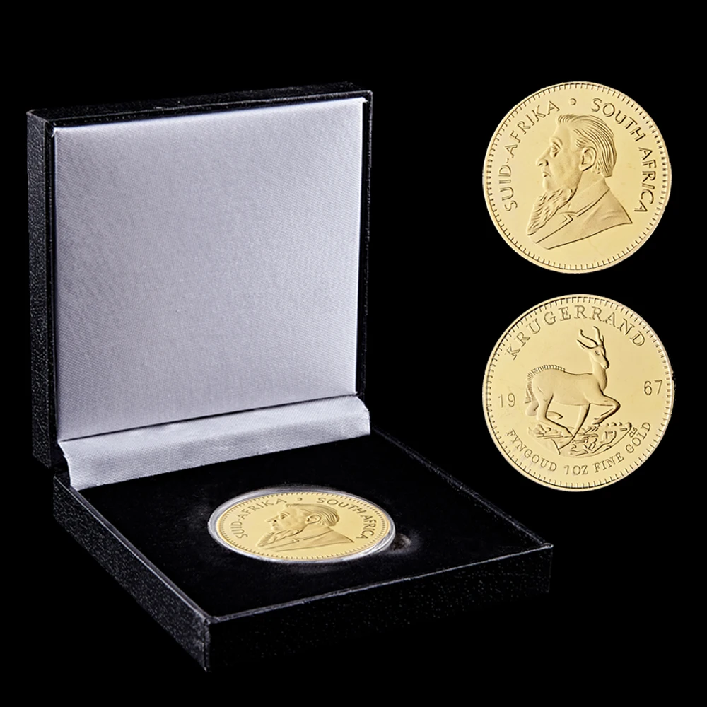 Позолоченная реплика монеты Krugerrand 1967 года 1 унция  SMJY