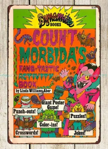настенные отпечатки Граф Мор София Activity Book Dynamite Books 1979 металлическая жестяная