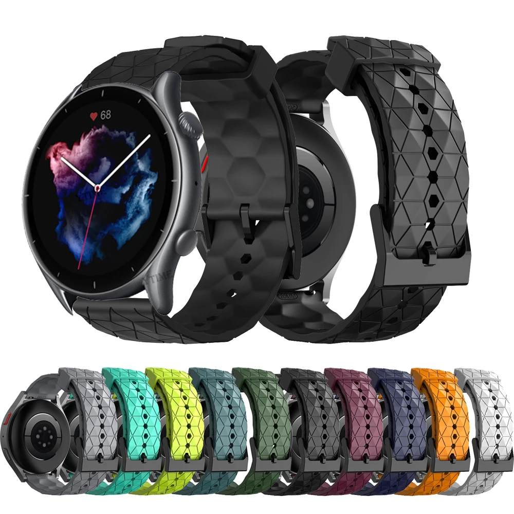 

20 22mm Silicone Watch Strap For Xiaomi Amazfit GTR 3/4 GTS 2 Mini 42 47mm Wristband GTS3 GTR3 Pro Smartwatch Bracelet Watchband