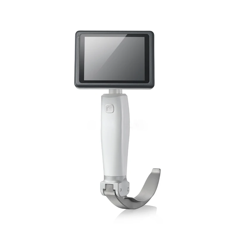 

Portable reusable high resolution 360 degree full view Video laryngoscope for medical