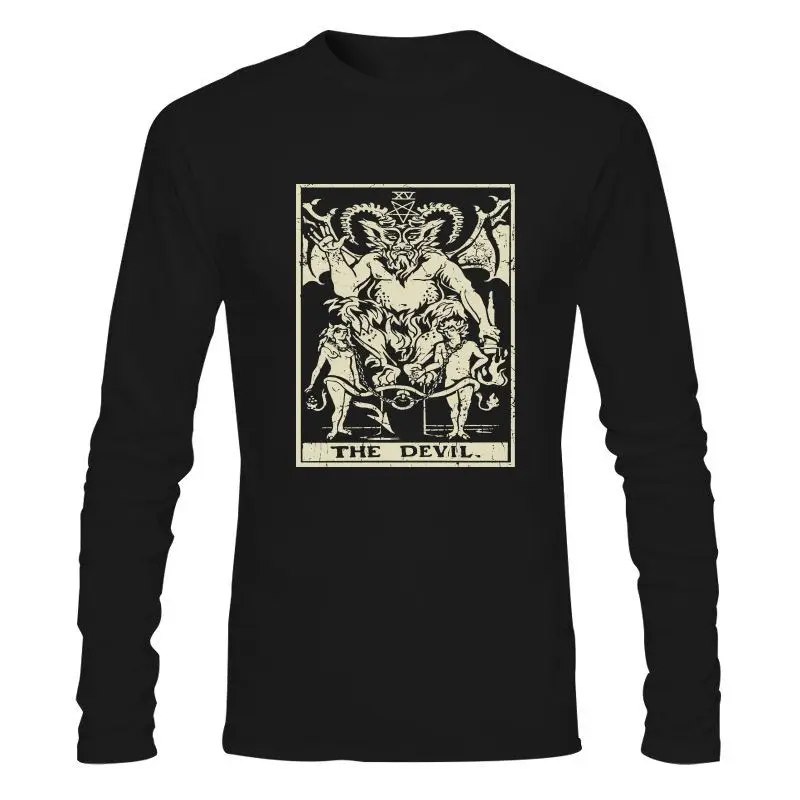 Мужская одежда горячая новинка летняя мода новая рубашка с дьявольским Таро