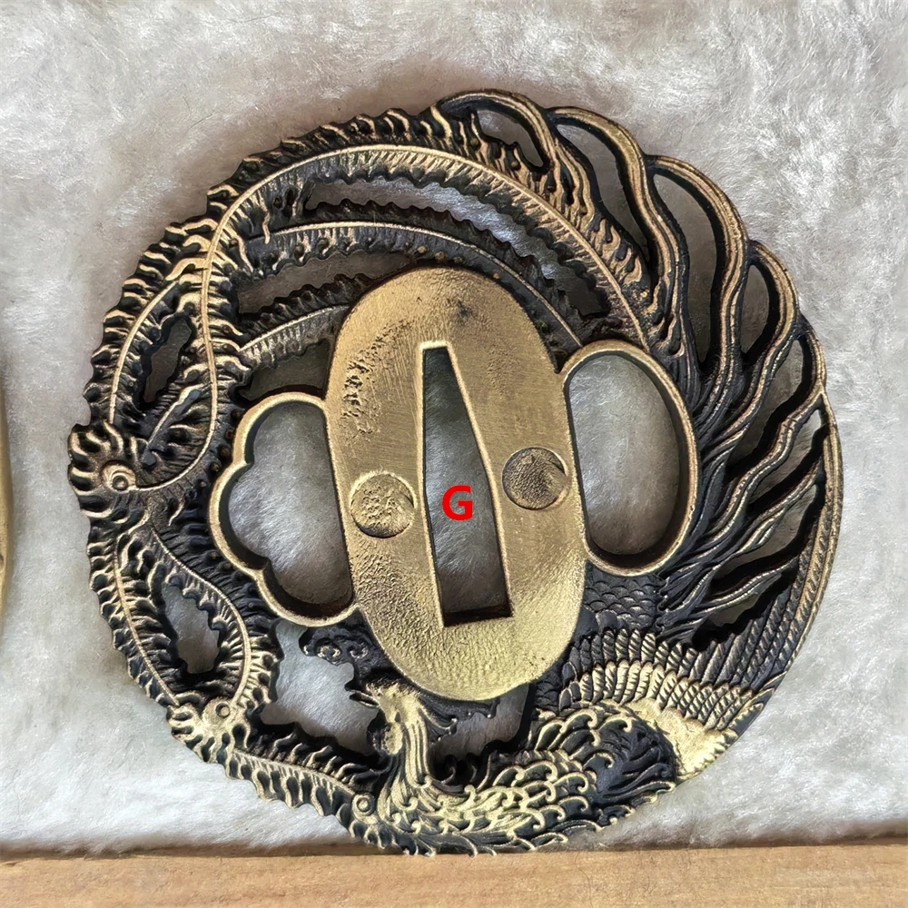 Медная Tsuba для японского меча
