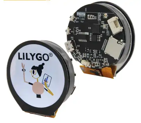LILYGO®Женский 2,1 дюймовый круглый дисплей ST7701S, сенсорный ЖК-экран, детская плата разработки с поддержкой Wi-Fi, Bluetooth, TF
