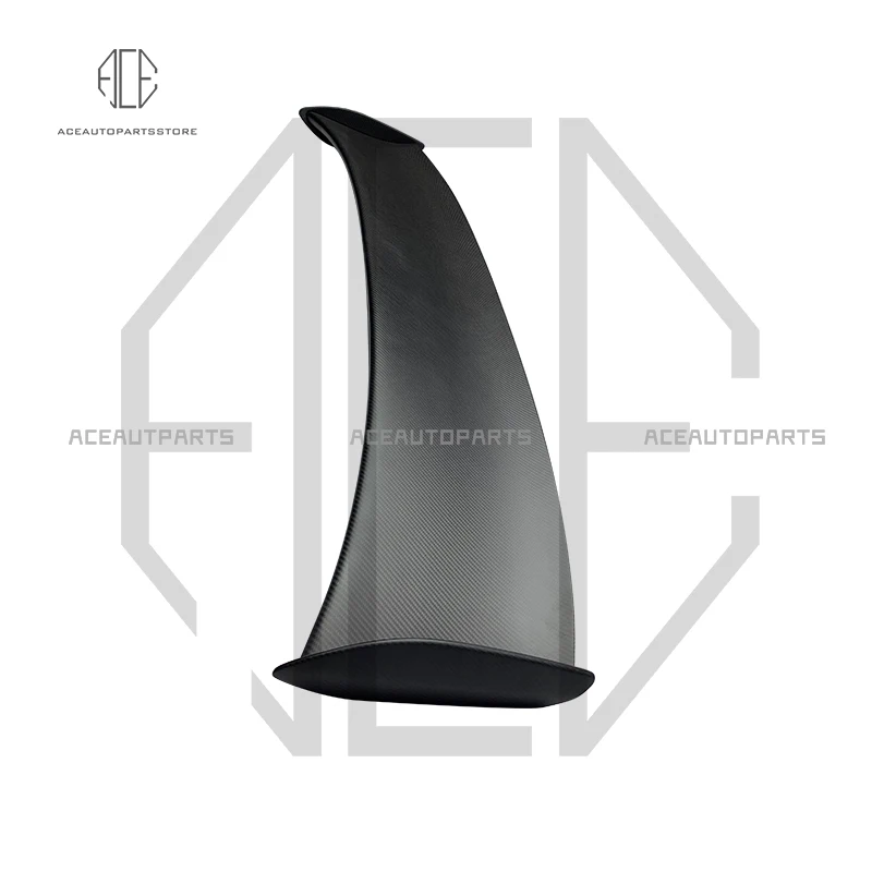Задний спойлер из сухого углеродного волокна в стиле V карбоновое крыло
