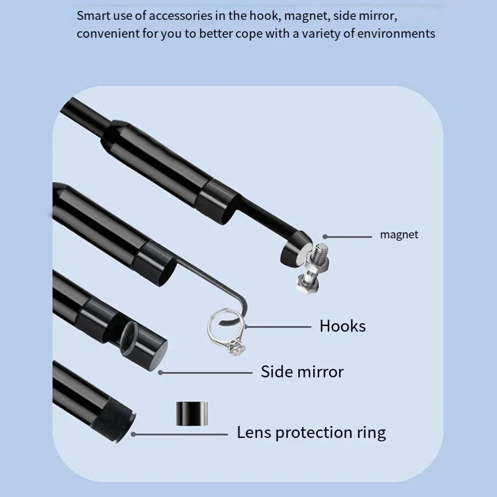 Промышленные бороскопы 1080P 4 3-дюймовая HD-бороскопическая инспекционная камера