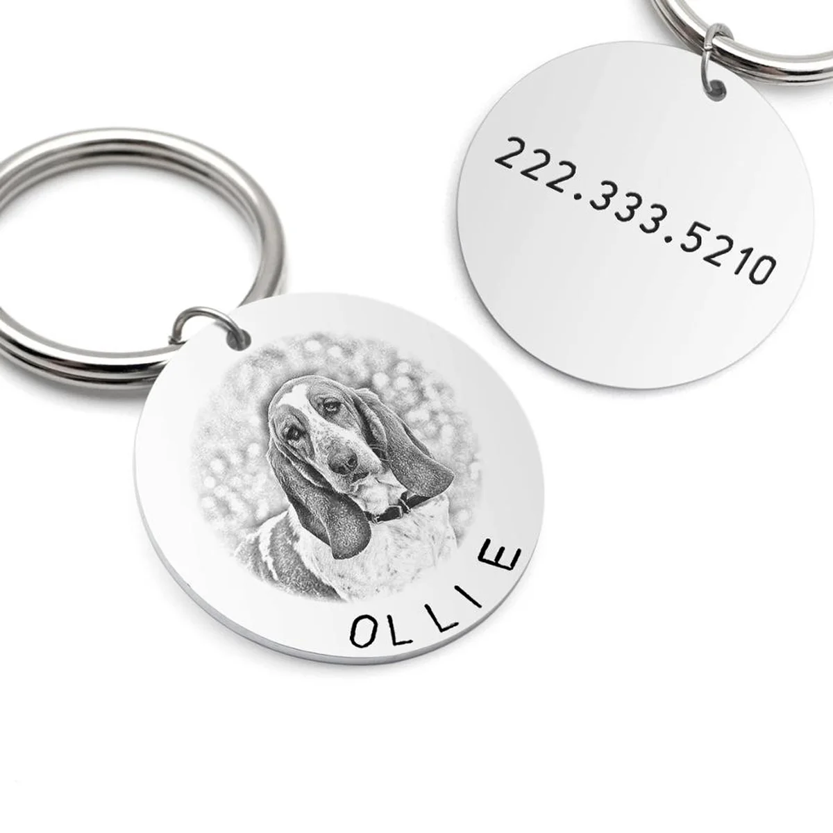 

Personalized Dog Tag Pet ID Tag Name Tags Customized Cat Puppy Tags Engraving Name Kitten Puppy Tag Collar Pet Accessories