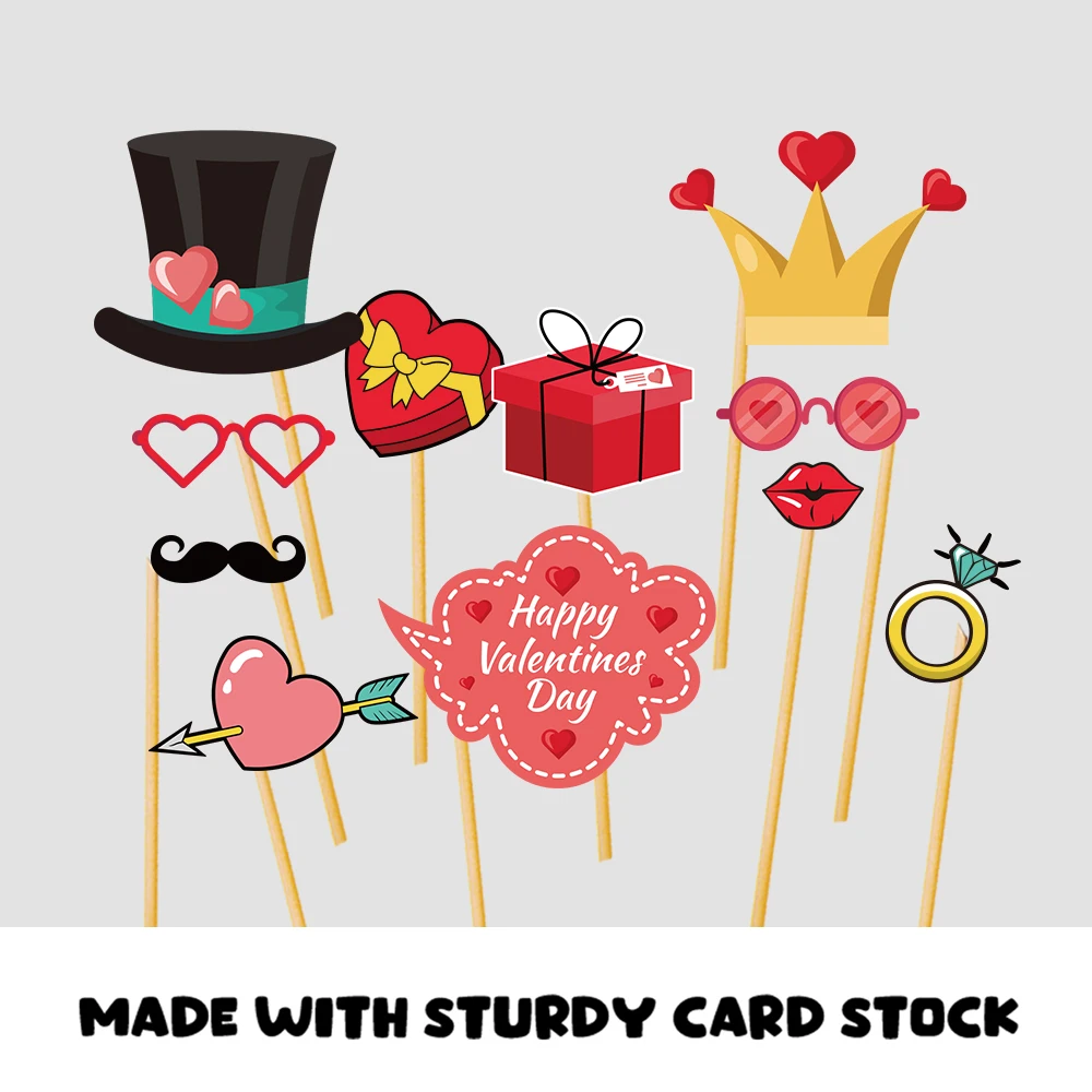 1 комплект реквизит для фотобудки на День Святого Валентина романтическая