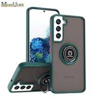 for samsung galaxy s22 ultra plus case shockproof ring hard phone case for samsung s20 s21 s22 ultra fe s8 s9 s10 plus cover