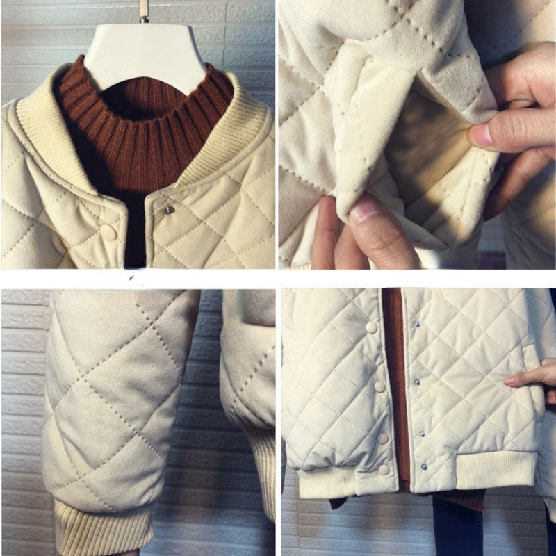 Women's Autumn Winter Coat Parka Warmth Short Padded Jacket Baseball Uniform Wholesale Harajuku Top Jacket Korean Fashion New