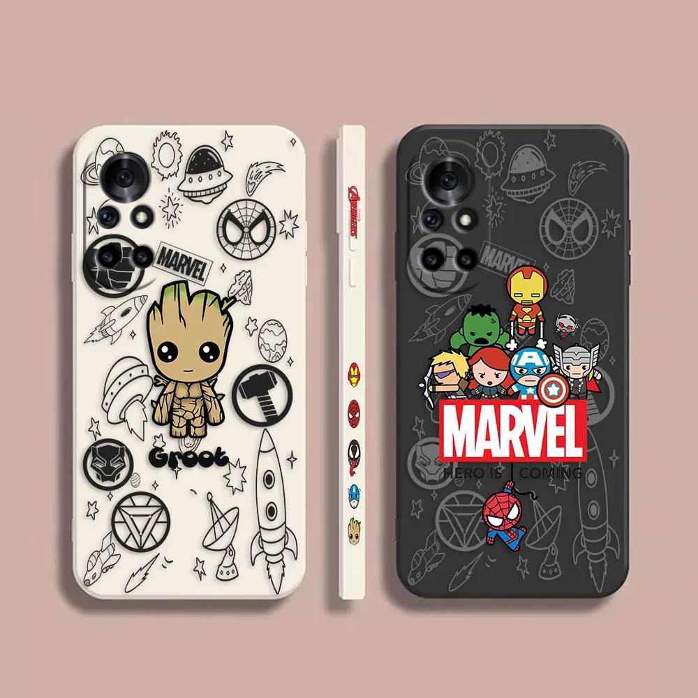 

Phone Case For Huawei NOVA 7 6 5I 5 4 3 3I 2S 2 8 9 10 SE PRO PLUS 5G Case Cover Funda Cqoue Shell Capa Marvel Groot Baby Manga