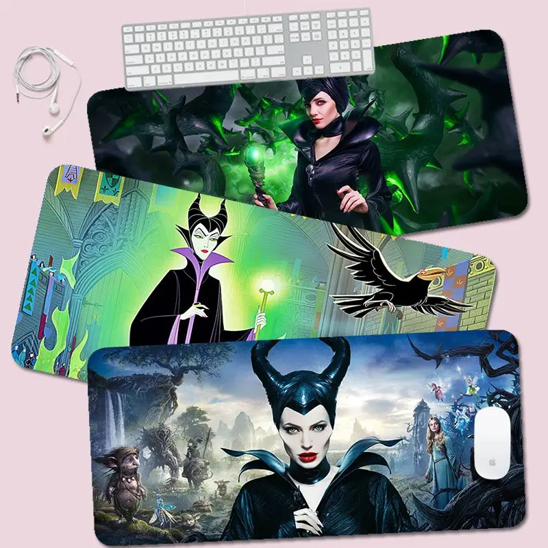 Купи Disney Maleficent Witch Anti-Slip Office Computer Desk Mat Table Keyboard Big Mouse Pad Cushion Non-slip Office Desk Accessories за 677 рублей в магазине AliExpress