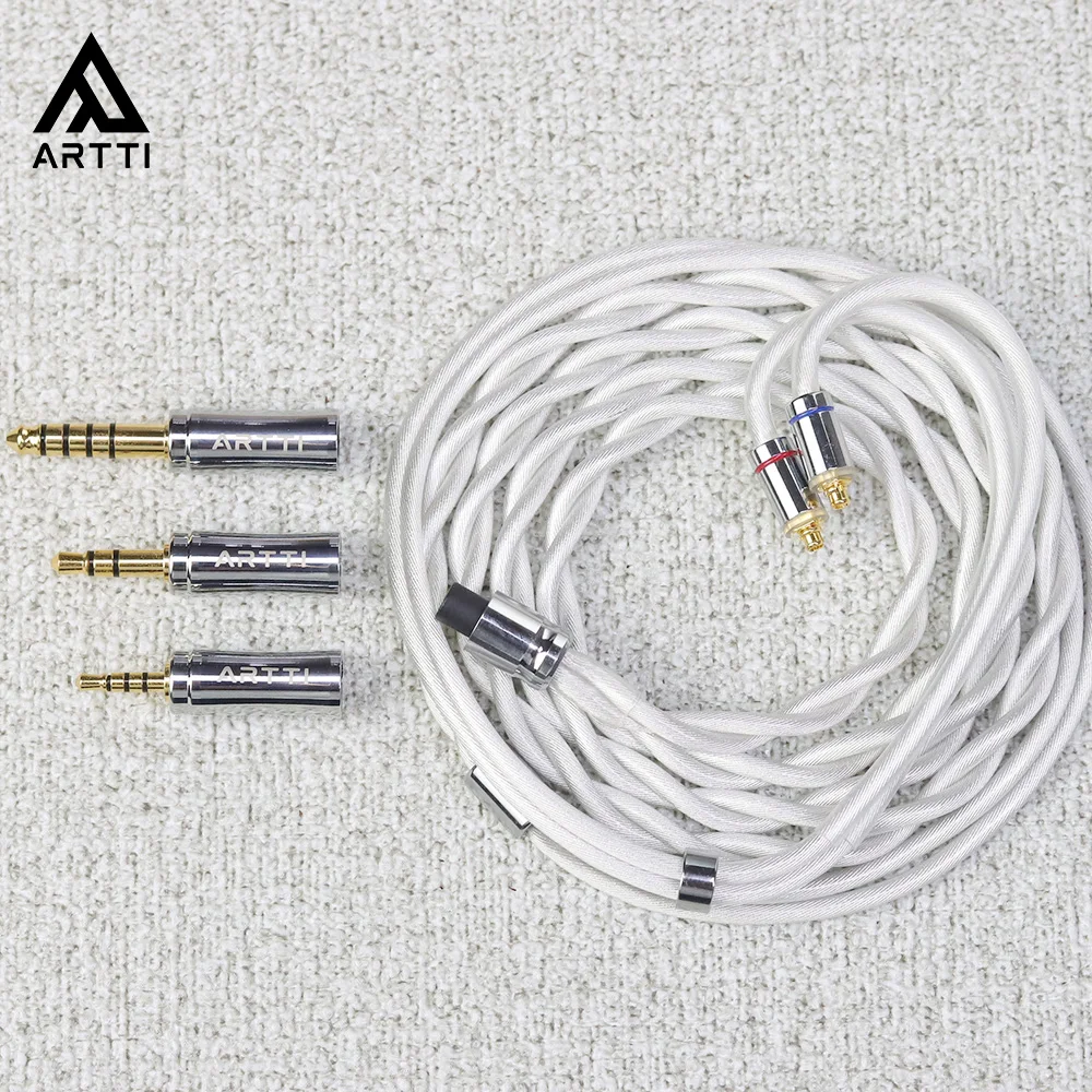 

ARTTI CLEAR A9 3in1 HIFI Earphone Monitor IEMs Upgrade MMCX Cable 0.78 2pin/MMCX/QDC Connector 2.5+3.5+4.4mm Detachable Plug