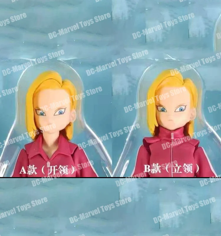 В наличии Class E Adventurer Dragon Ball Super Android No 18 аксессуары с открытым воротником аниме