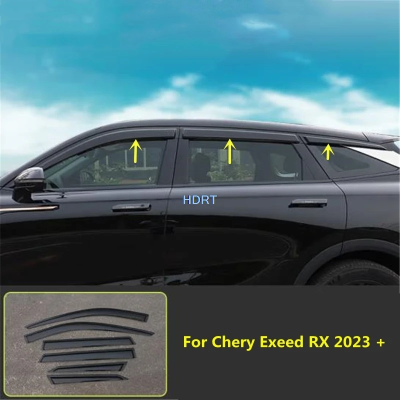 Козырек на окно защита от солнца дождя погоды обшивка для Chery Exeed RX 2023 + аксессуары