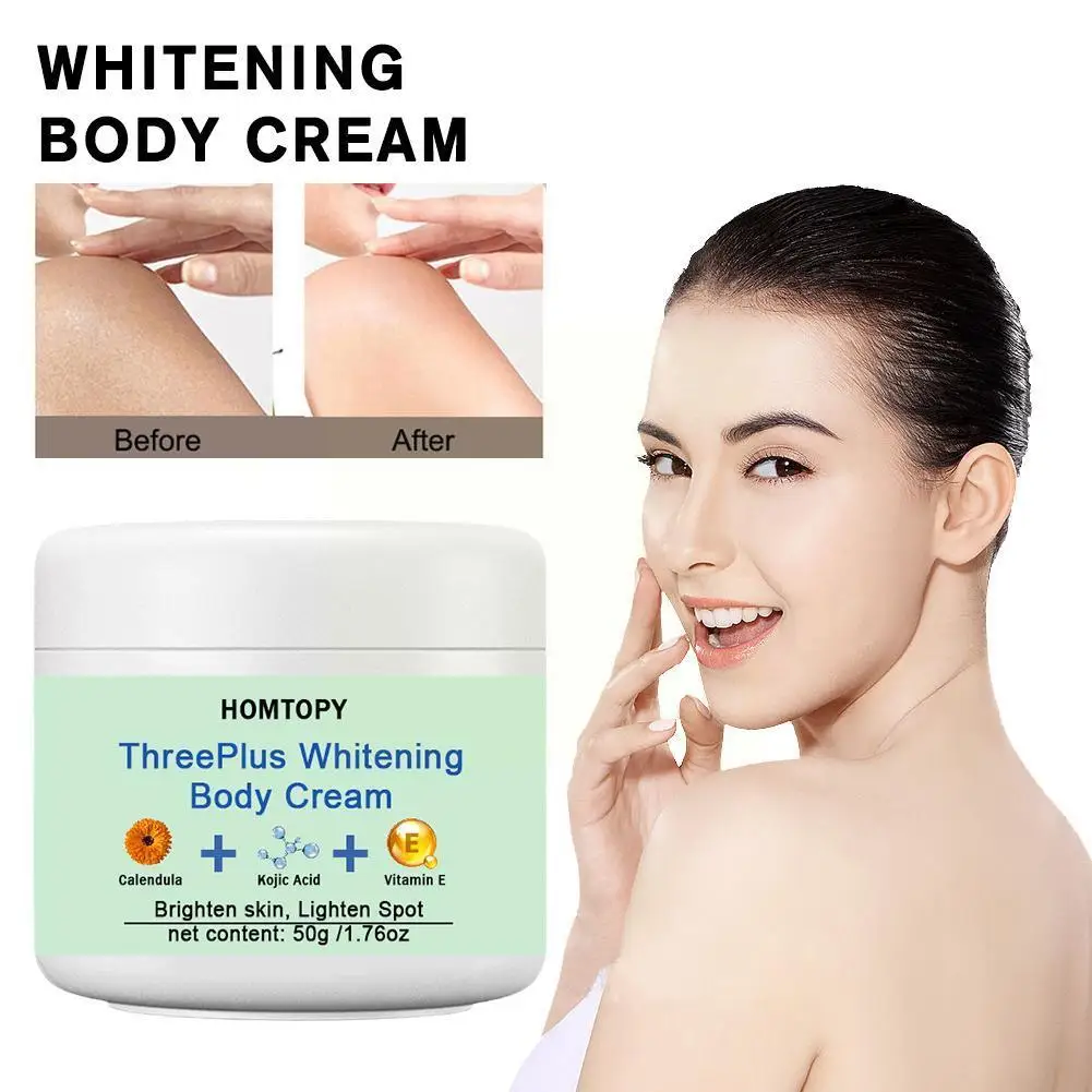 

Whitening Body Cream Underarm Elbow Knee Buttocks Bleach Remove Care Dark Moisturizing 50g Body Smooth Lightening S S6T4