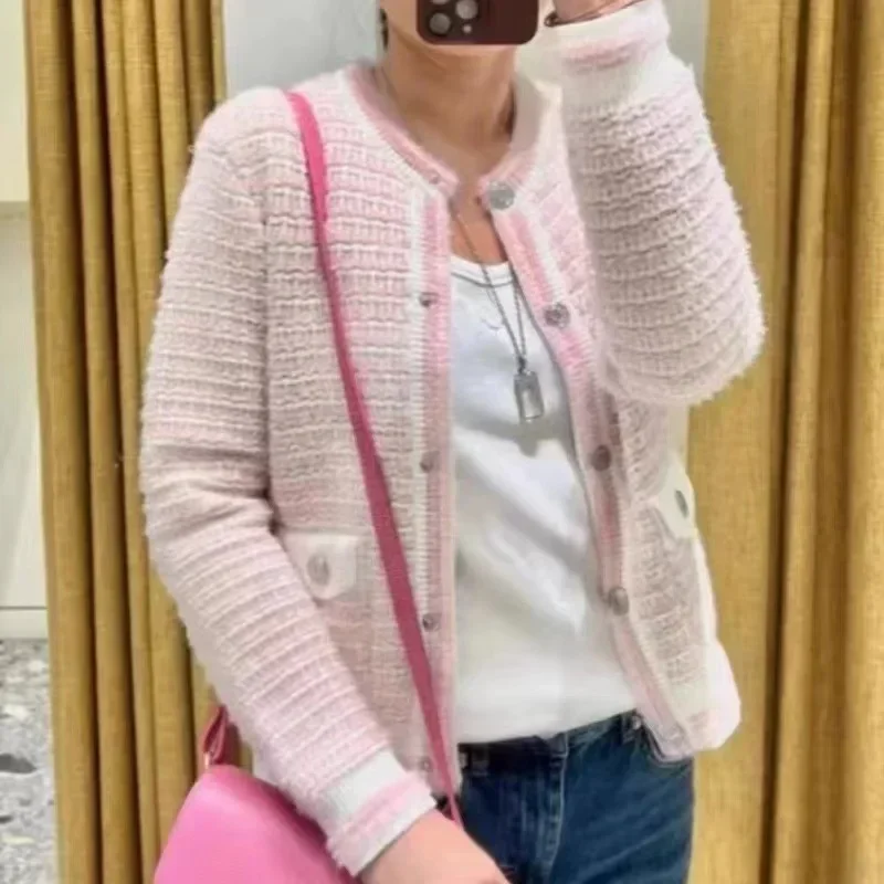 

2023 New Autumn and Winter Single-breasted Knitted Cardigan Women